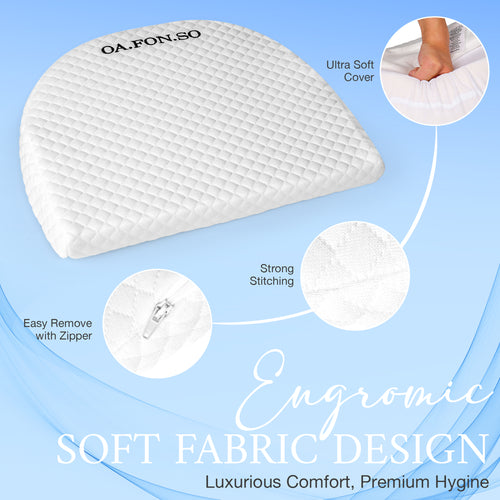 Pregnancy Wedge Incline with Removable Cover, Memory Foam Body Positioner for Acid Reflux and Respiratory Support