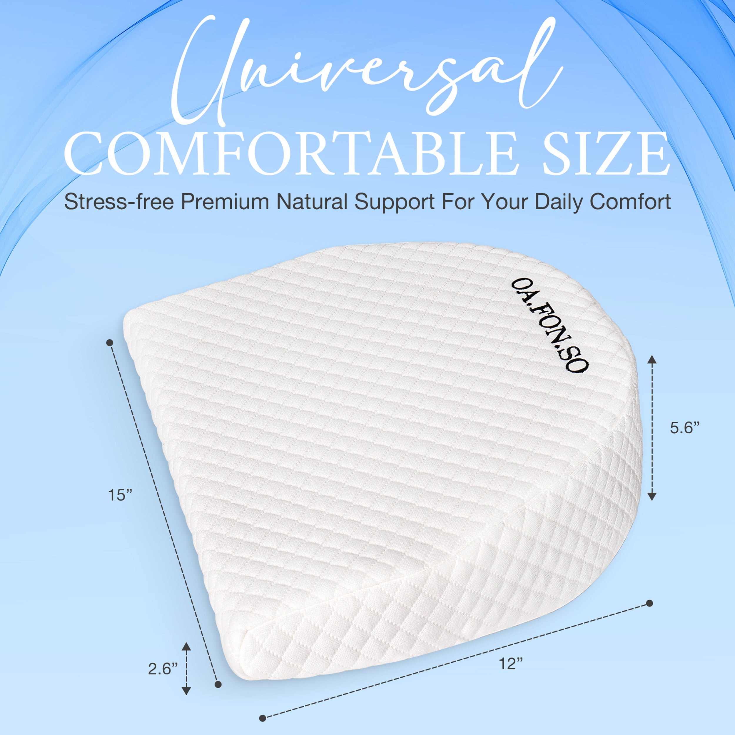 Pregnancy Wedge Incline with Removable Cover, Memory Foam Body Positioner for Acid Reflux and Respiratory Support